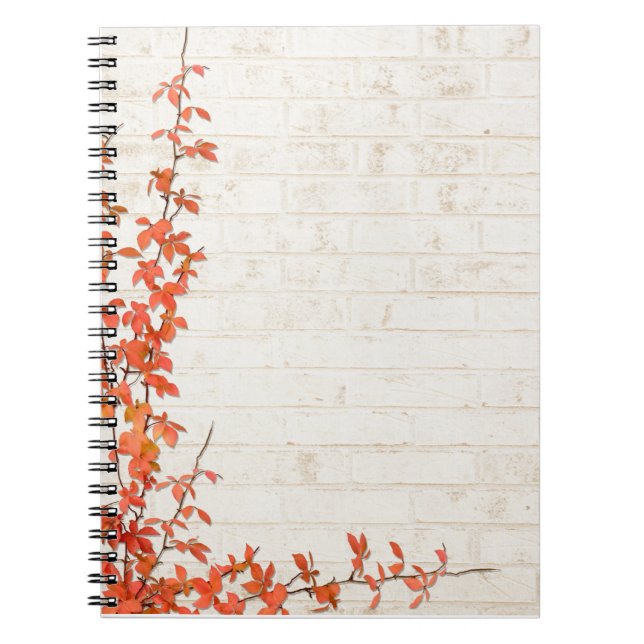 Autumn Vine Spiral Notebook (Front)
