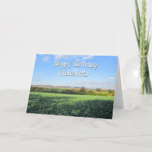 Autumn Walk in the Countryside - Custom Birthday