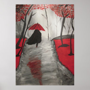 autumn walk poster