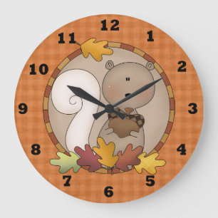 Autumn Wall Clock