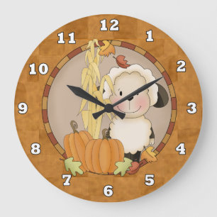 Autumn Wall Clock