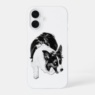 Autumn Watchful Pup iPhone 16 Case