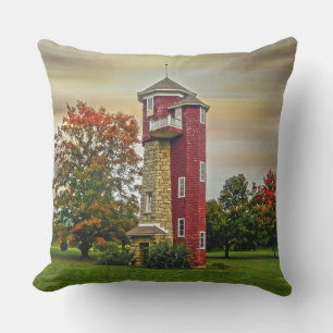 Autumn Water Tower Outdoor Cushion
