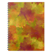 Autumn Watercolor Journal – Fall Colours Backgroun