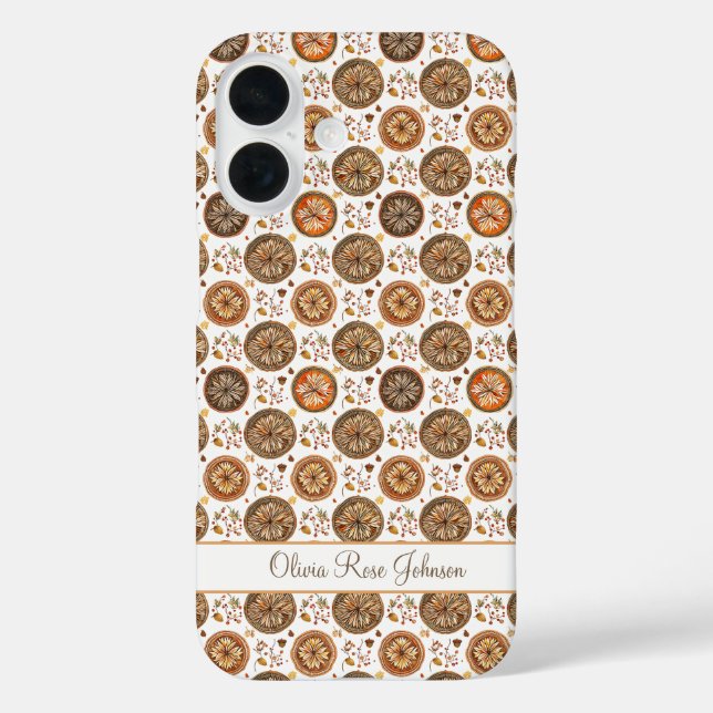 Autumn Watercolor Pattern Case-Mate iPhone Case (Back)
