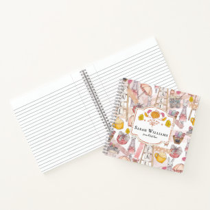 Autumn Watercolor Personalised Notebook