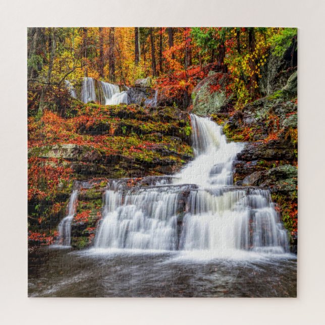 Autumn Waterfall Jigsaw Puzzle (Vertical)