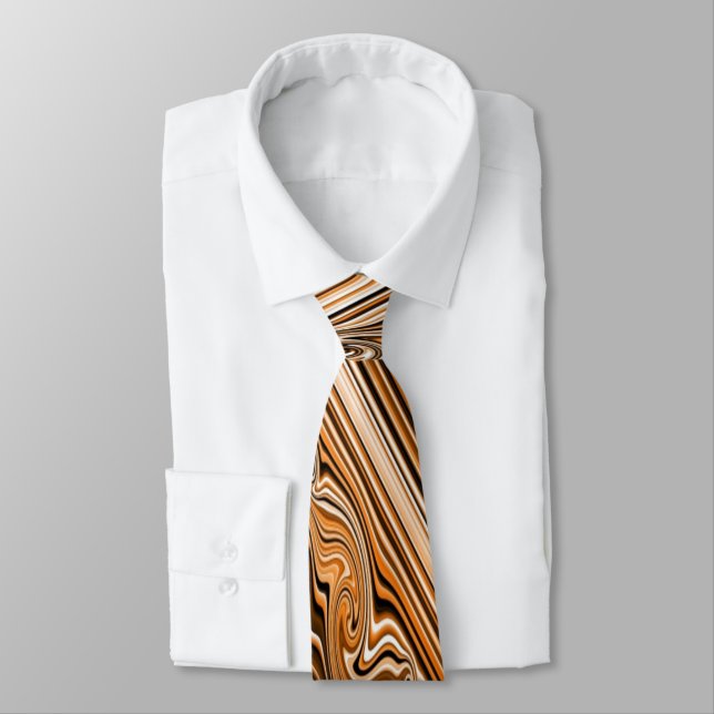 Autumn Waves Tie (Tied)