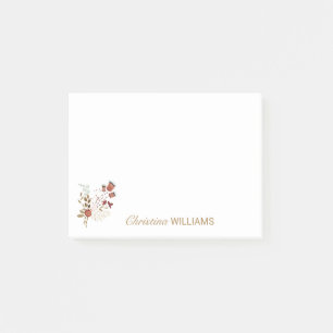 Autumn Wildflower Bouquet Post-it Notes
