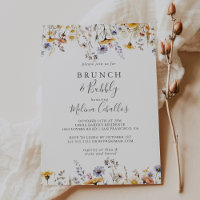Autumn Wildflower Brunch and Bubbly Bridal Shower