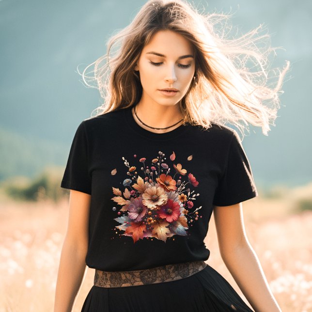 Autumn Wildflower Women's  Tri-Blend Shirt (Creator Uploaded)