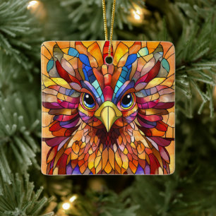 Autumn Wildlife Ceramic Ornament