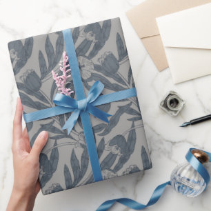 Autumn William Morris Style Pattern Wrapping Paper