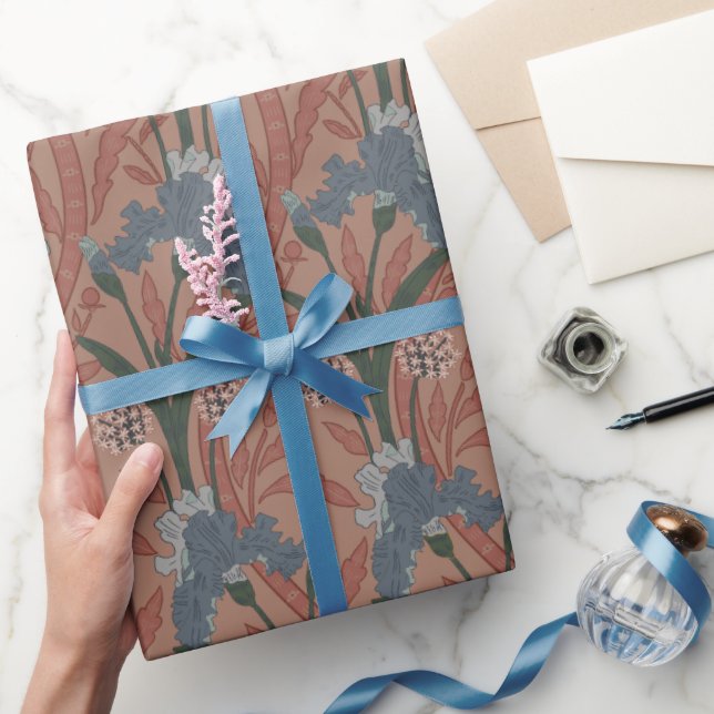 Autumn William Morris Style Pattern Wrapping Paper (Gifting)