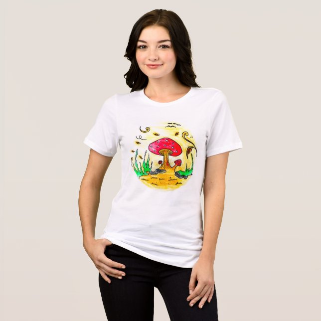 Autumn Wind (Autumn Treehouse Collection) Tri-Blend Shirt (Front Full)