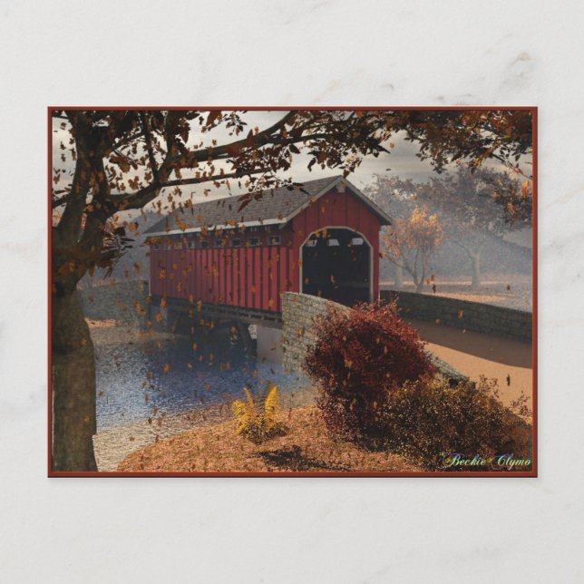 Autumn Winds Postcard (Front)