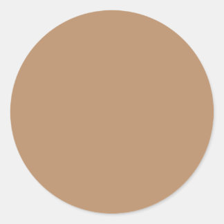 Autumn Winter Colour Doe Classic Round Sticker