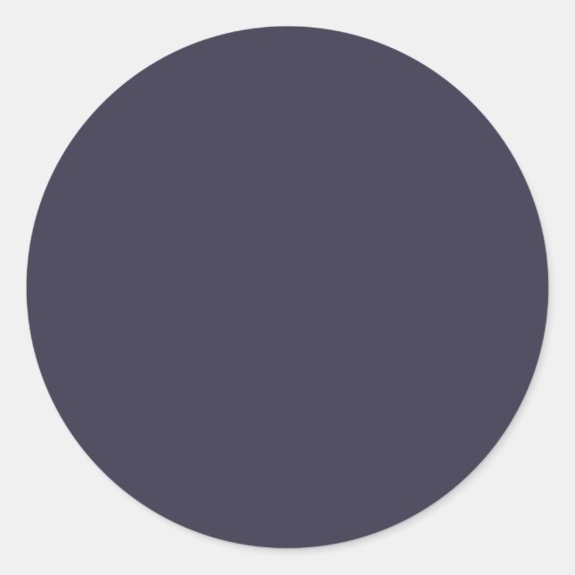 Autumn Winter Colour Eclipse Classic Round Sticker (Front)