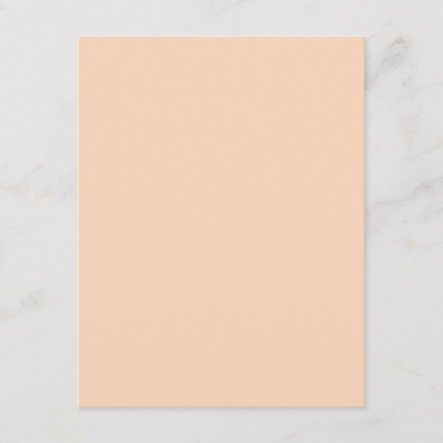 Autumn Winter Colour Tender Peach Enclosure Card (Front)