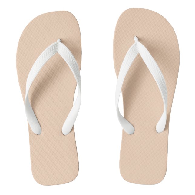 Autumn Winter Colour Tender Peach Jandals (Footbed)