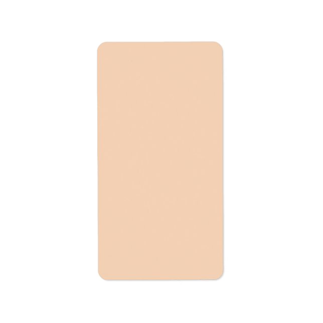 Autumn Winter Colour Tender Peach Label (Front)