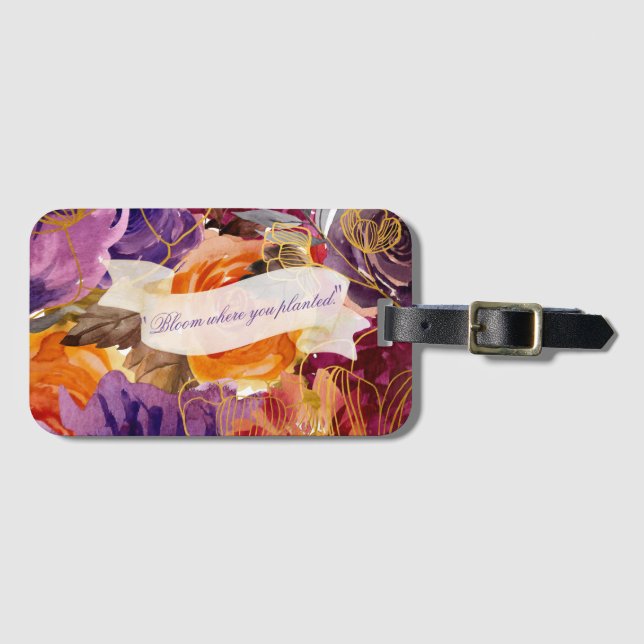 Autumn Winter Luggage Tag (Front Horizontal)