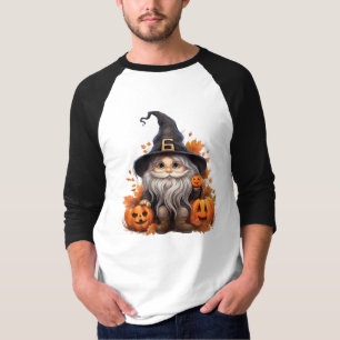 Autumn Wizard Gnome - Seasonal Art & Gifts T-Shirt