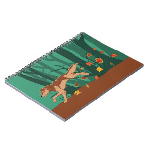 Autumn Wolf Notebook