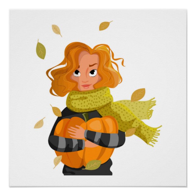 AUTUMN WOMAN POSTER (Front)