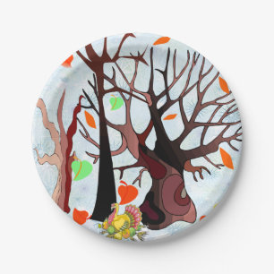 Autumn Wonderland - Paper Plate