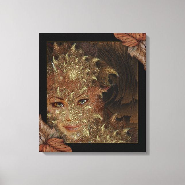 Autumn Wood Nymph Wrapped Canvas Art (Front)