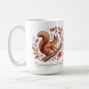 Autumn Woodland Squirrel Coffee Mug