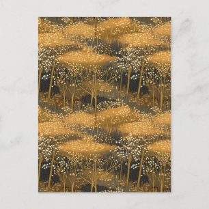 Autumn Woods Chiyogami Postcard