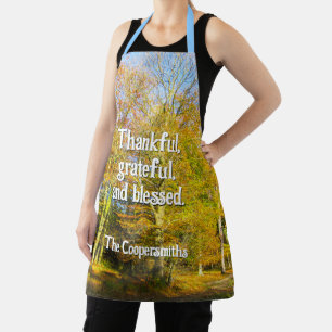 Autumn Woods & Sunshine - Personalised Apron