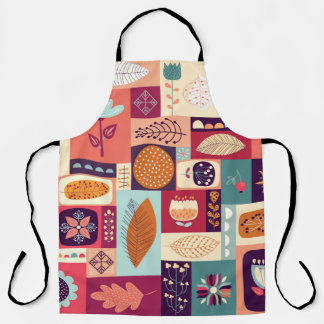 Autumnal decorative background apron