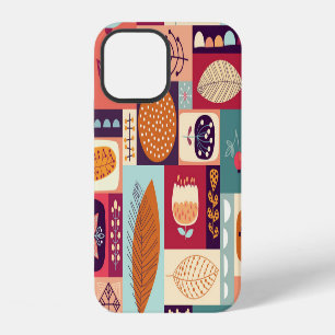 Autumnal Decorative Vintage Background Art iPhone 12 Case