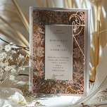 Autumnal Elegance Art Nouveau Wedding<br><div class="desc">This wedding invitation is a stunning homage to the Art Nouveau era, designed for couples seeking to celebrate their union with both elegance and a touch of historical charm. The invitation is framed by an ornate border of burnt orange and sienna lilies interlaced with olive green leaves, all highlighted by...</div>