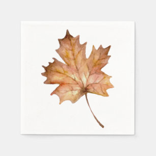 Autumnal Feast - Leaf Napkin
