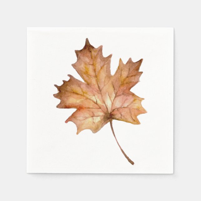 Autumnal Feast - Leaf Napkin (Front)