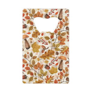 Autumnal forest on off white