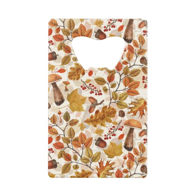 Autumnal forest on off white (Front)