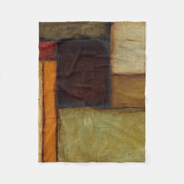 Autumnal Impressionist by Jennifer Goldberger Fleece Blanket (Front)