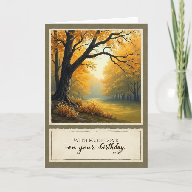 Autumnal Pastoral Card (Front)