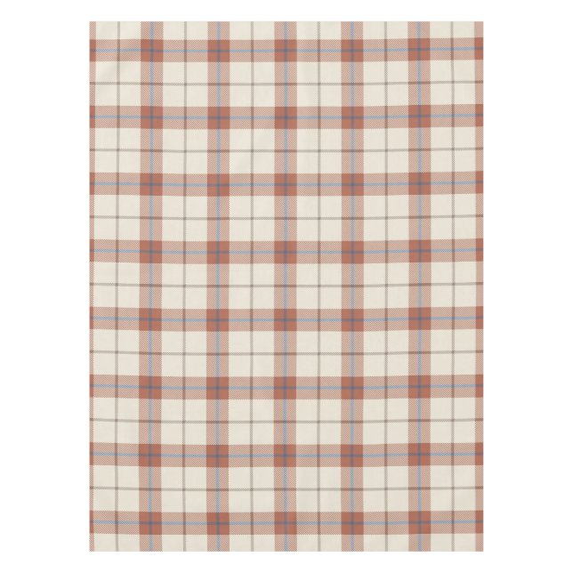 Autumnal Plaid Tablecloth (Front)