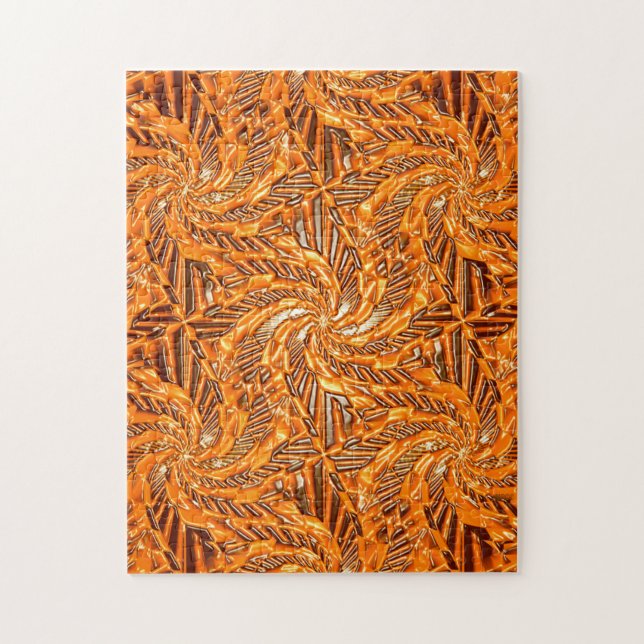 Autumnal shiny lace... jigsaw puzzle (Vertical)