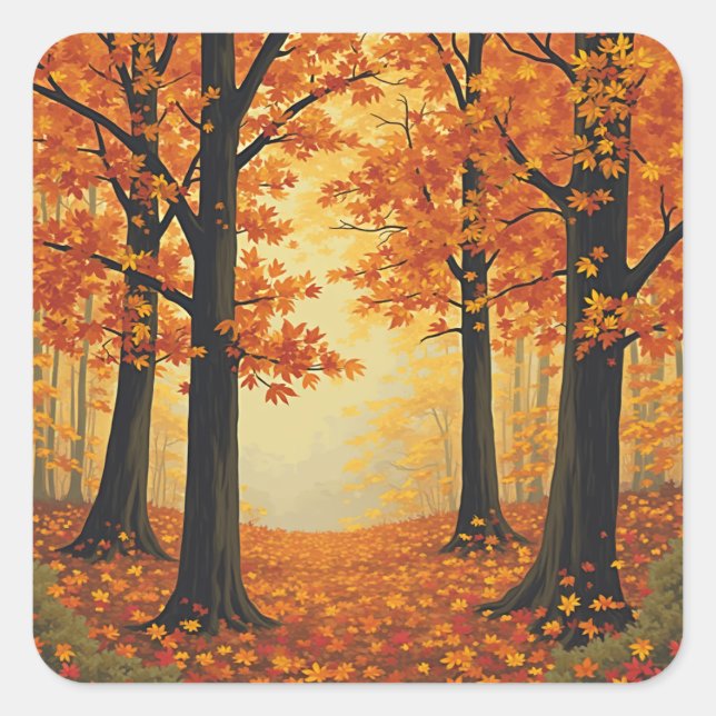 Autumnal stickers (Front)