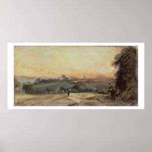 Autumnal Sunset Poster