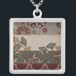 Autumnal Tapestry II Silver Plated Necklace<br><div class="desc">Home Décor</div>