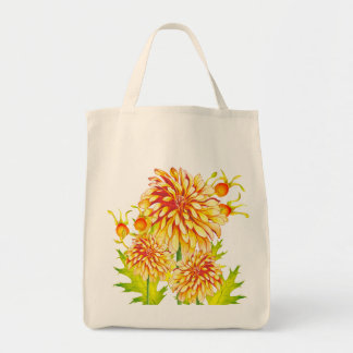 Autumn's Arrival on a Grocery Tote Bag