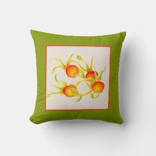 Autumn's Arrival on a Square Pillow (R)